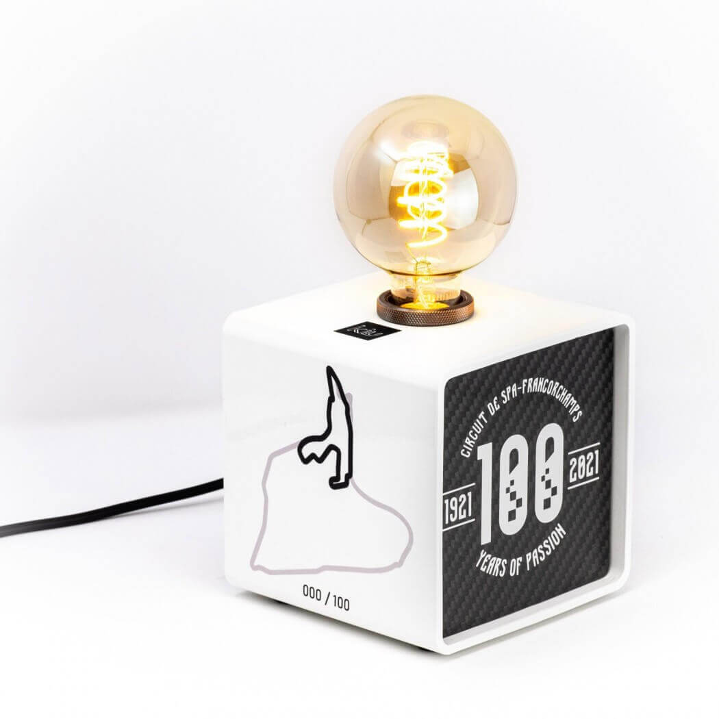 Lamp Cube Kiu 100 ans Spa Francorchamps