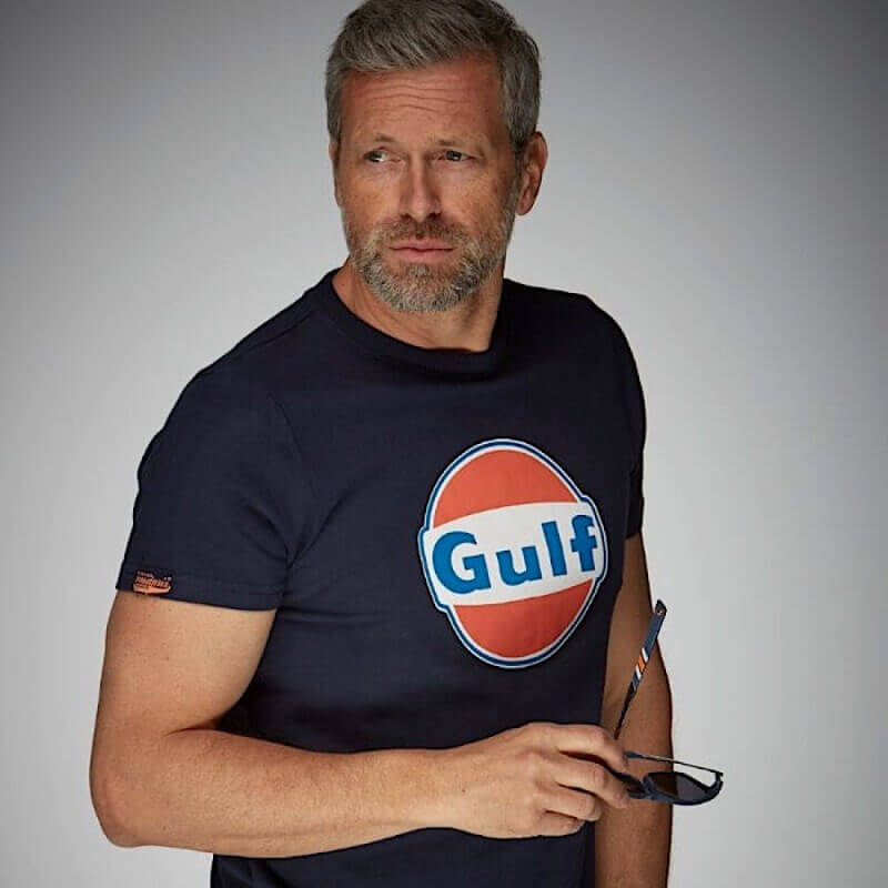 T-shirt Gulf Azul-marinho seco