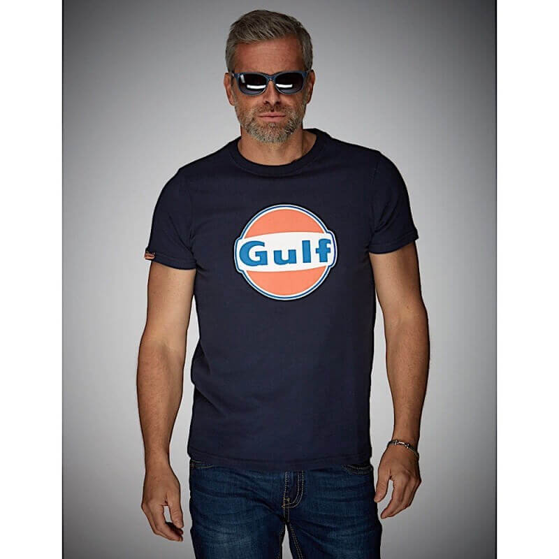 T-shirt Gulf Droog marineblauw