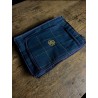 BORSA DA PICNIC IN TWEED BLU NAVY