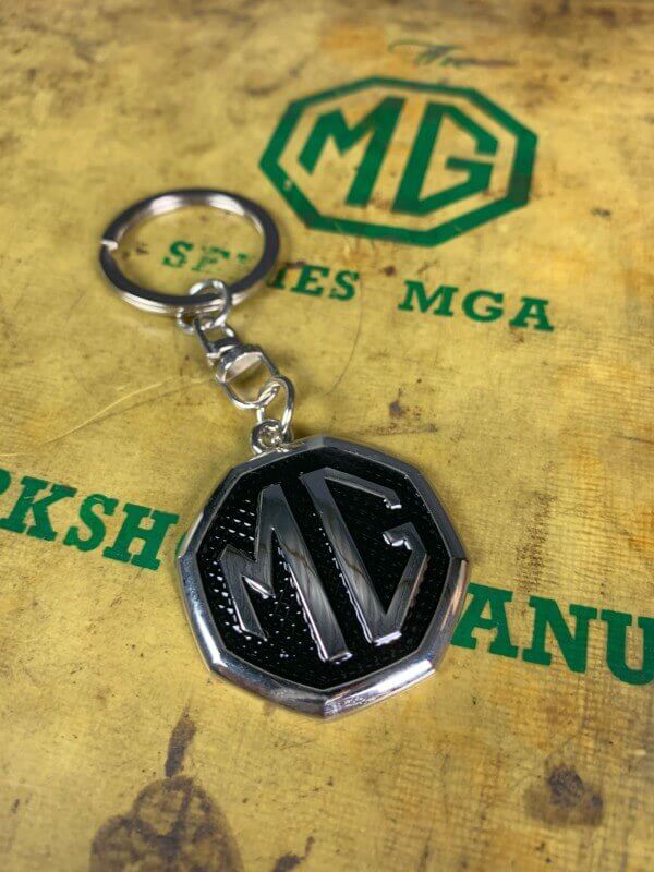 Porte-clés de Voiture pour MG HS ZS EV GS 350 360 750 ES EZS MG5 MG3 GT MG6  MG7, Porte-clés personnalisé, Porte Clés Logo de Voiture Cadeaux pour Homme  Femme Cadeau Familial,A-Black 