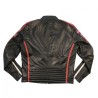 Chaqueta de cuero Warson Motors Daytona Negro