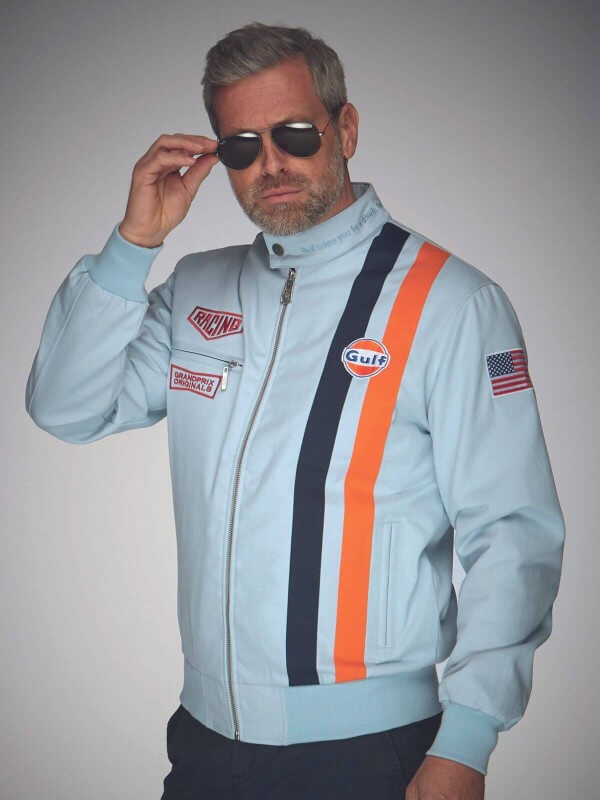 Blouson Gulf Steve McQueen - Bleu Ciel