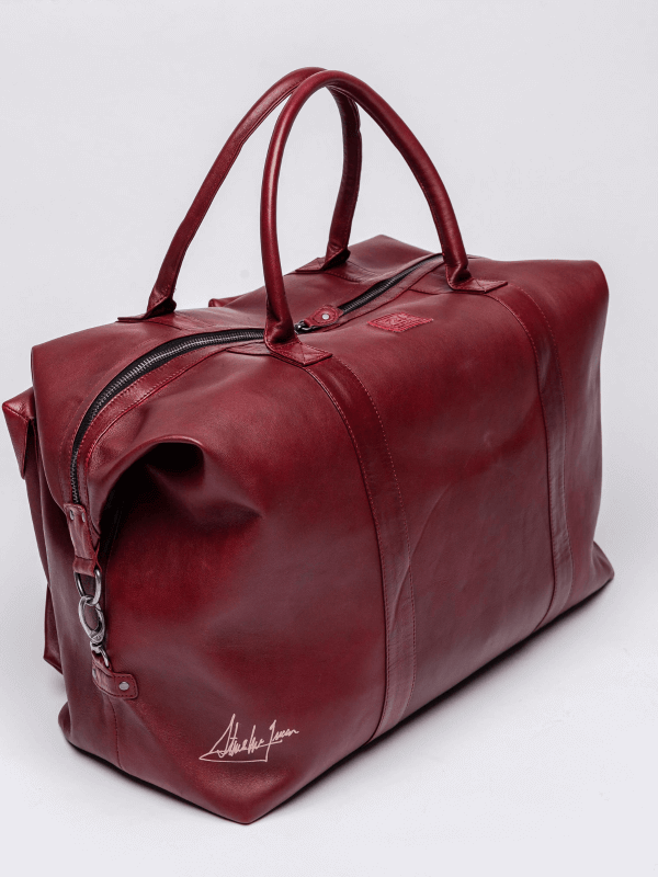 Bolsa de couro Nolan Steve McQueen Le Mans - Vermelho