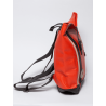 Mochila de piel 24H Le Mans - Naranja