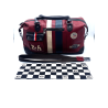 Le Mans weekend bag - Red leather 48h