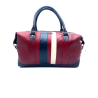 Le Mans weekend bag - Red leather 48h