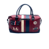 Le Mans weekend bag - Red leather 48h