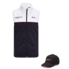 Sleeveless Porsche jacket and complimentary cap