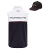 Chaqueta Porsche sin mangas y gorra de regalo