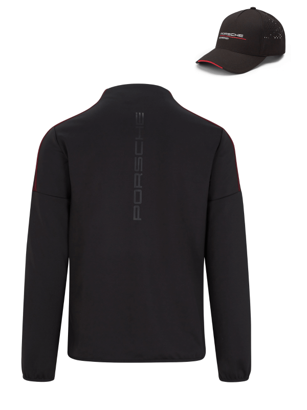 Porsche Motorsport Softshell jacket and cap included