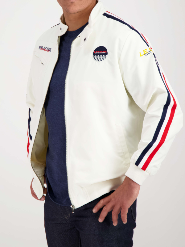 Blouson Steve Mc Queen Le Mans - Blanc Ecru