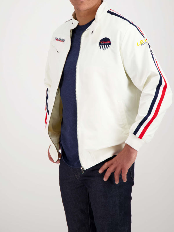Steve Mc Queen Le Mans Jas - Wit Ecru
