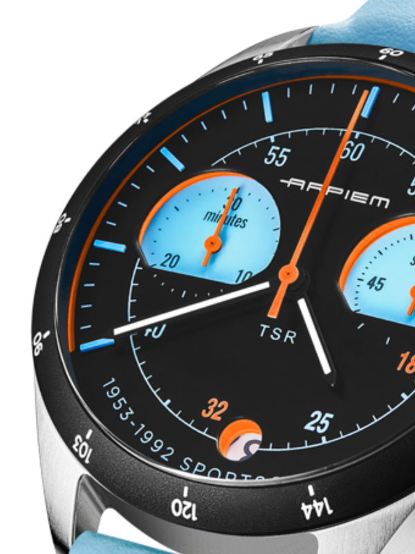 Orologio Arpiem Tribute TSR Blu e arancio