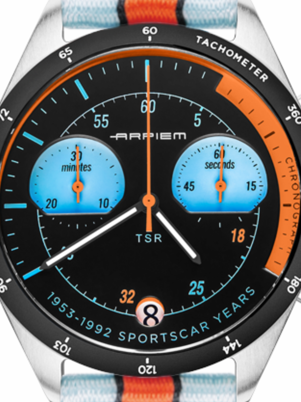 Orologio Arpiem Tribute TSR Blu e arancio