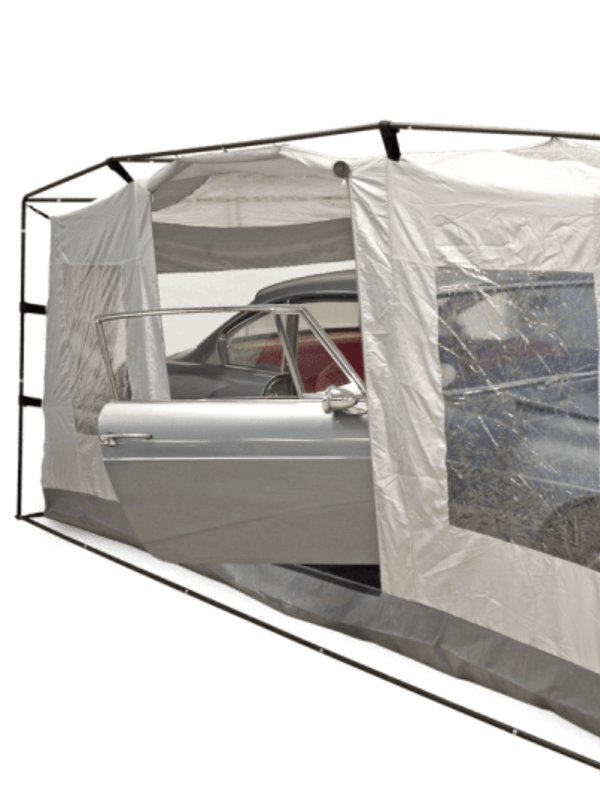 Car protection bubble with metal structure - Aerobox