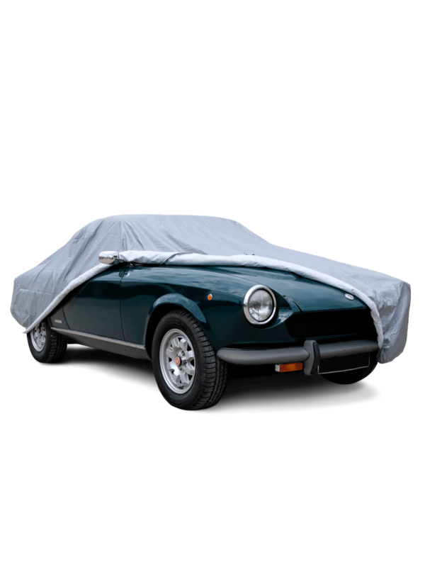Reinforced semi-measured outdoor car cover
