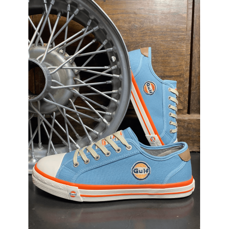 Trainers Gulf lichtblauw canvas