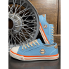 Trainers Gulf lichtblauw canvas