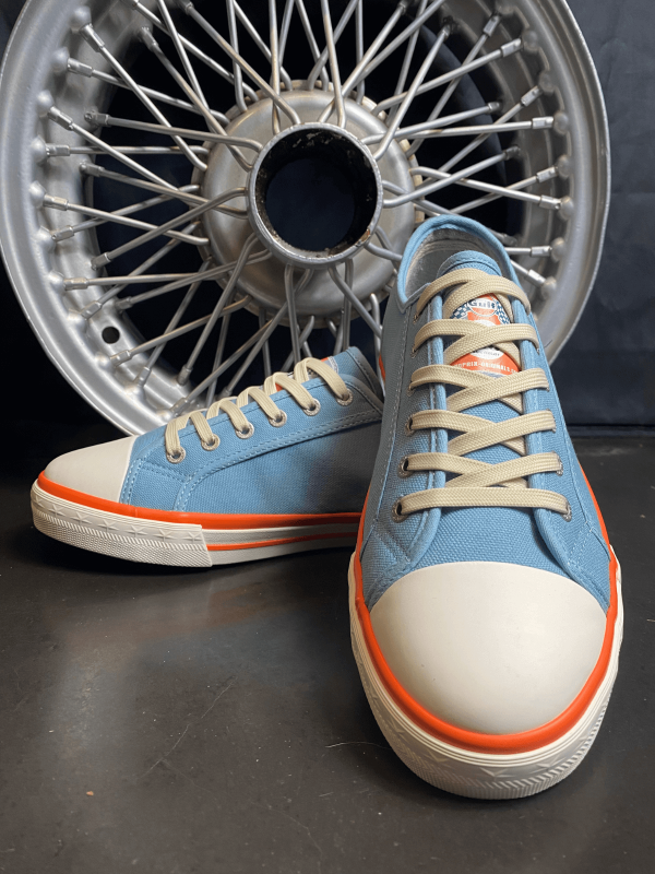 Trainers Gulf lichtblauw canvas