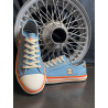 Trainers Gulf lichtblauw canvas