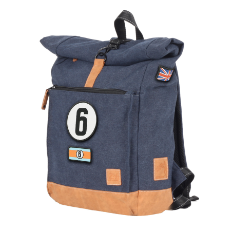 24H Le Mans backpack with 1969 patch - BLUE