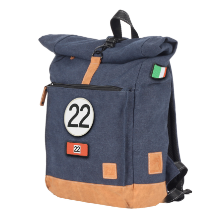 Blue backpack with 1949 patch - 24H Le Mans