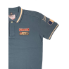 Warson Motors blauwe polo