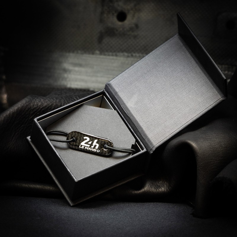 24h du Mans bracelet in recycled carbon