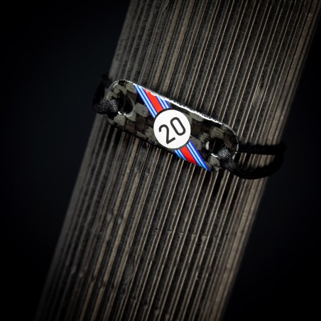 Martini armband van gerecycled carbon