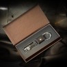 Metal and carbon keyring Circuit 24h Le Mans - Chrome