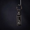 Spa-Francorchamps Tracé metal and carbon key ring - Black chrome