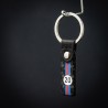 Martini racing carbon key ring