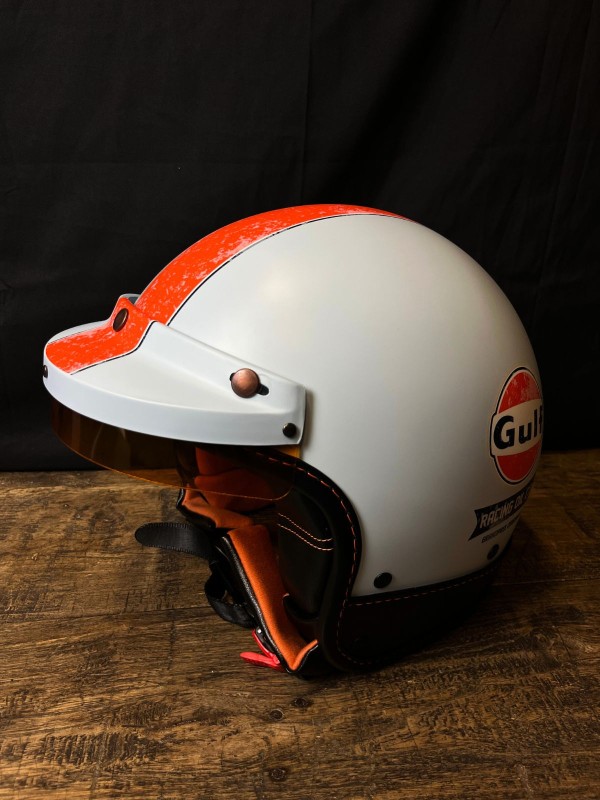 Capacete Gulf Corrida de óleo