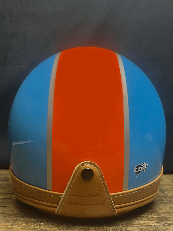 Capacete do Gulf - Laranja e Azul