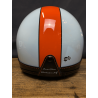 Casco Gulf Azul cielo y naranja clásicos