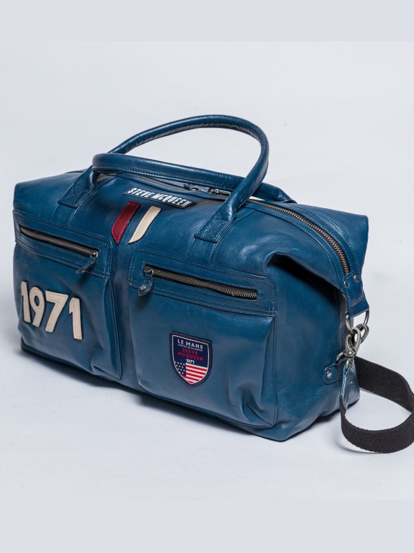 Bolsa Steve McQueen Le Mans - Nolan 48h azul real