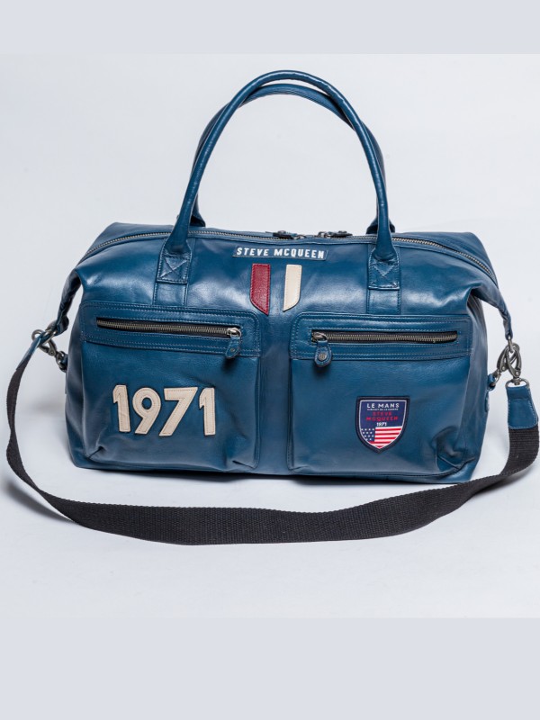 Bolsa Steve McQueen Le Mans - Nolan 48h azul real