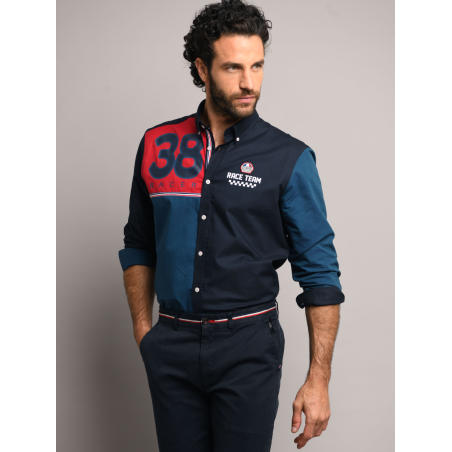 Camisa Delahaye Azul Marino