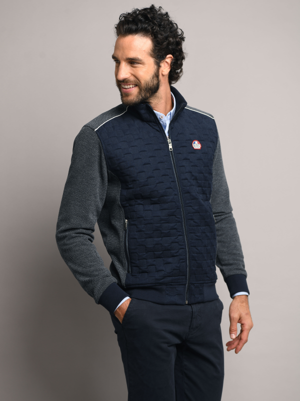 Gilet Delahaye blu navy