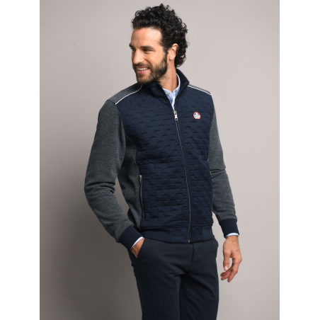 Gilet Delahaye azul-marinho