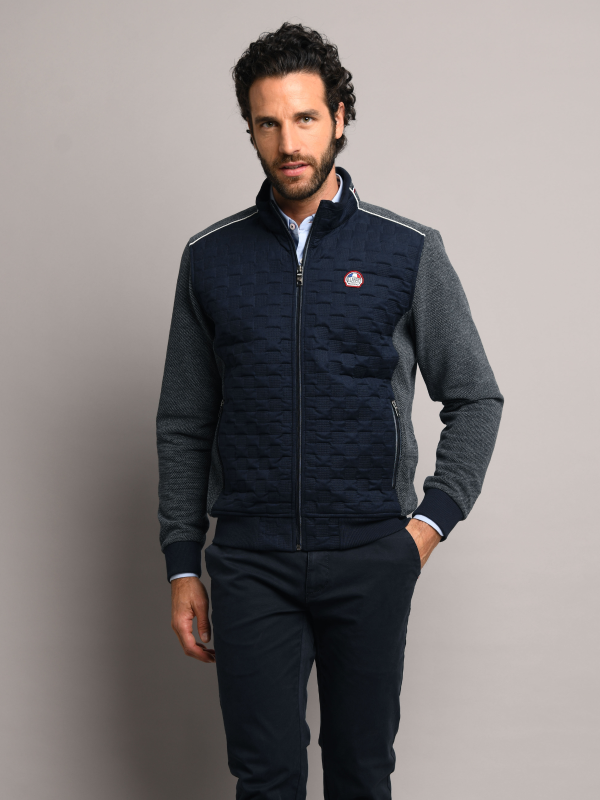 Gilet Delahaye azul-marinho