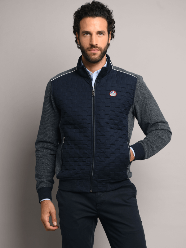 Gilet Delahaye azul-marinho