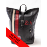 24H Le Mans Leather Backpack - Black