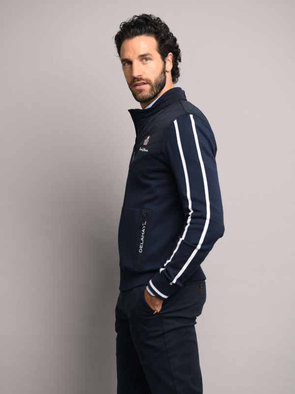 Gilet Delahaye Gimont blu navy