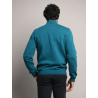 Maglione blu petrolio Delahaye