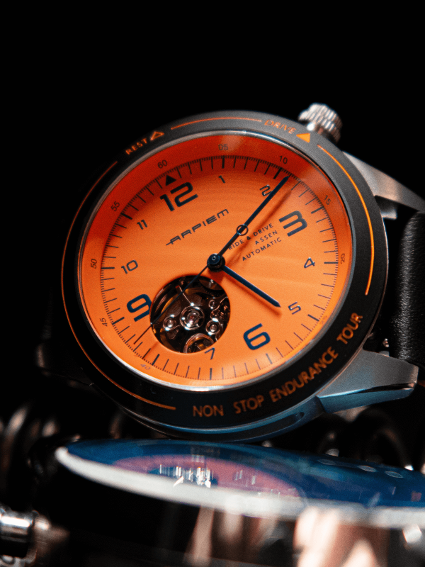 Montre Arpiem RD Assen Orange Bracelet Kyalami Racer Noir/Orange