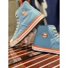 Trainers Gulf hemelsblauw canvas