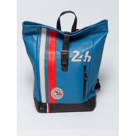 Mochila de cuero 24H Le Mans - Gitane Azul