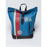 24H Le Mans Leather Backpack - Azul Gitane